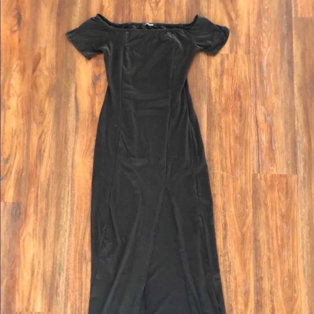 Black formal dress